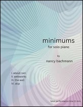 Minimums piano sheet music cover